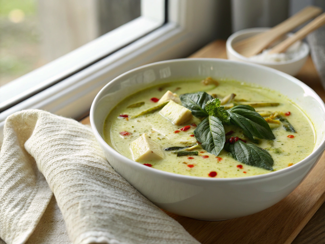 Textura rica de curry tradicional