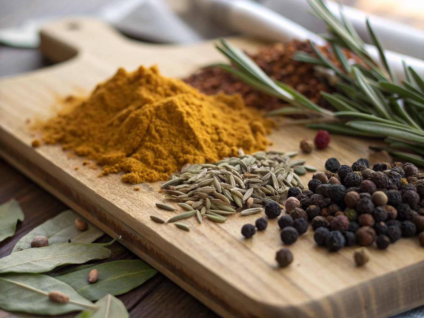 Selección de especias indias premium